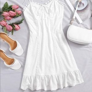 Boho Ruffle hem dress